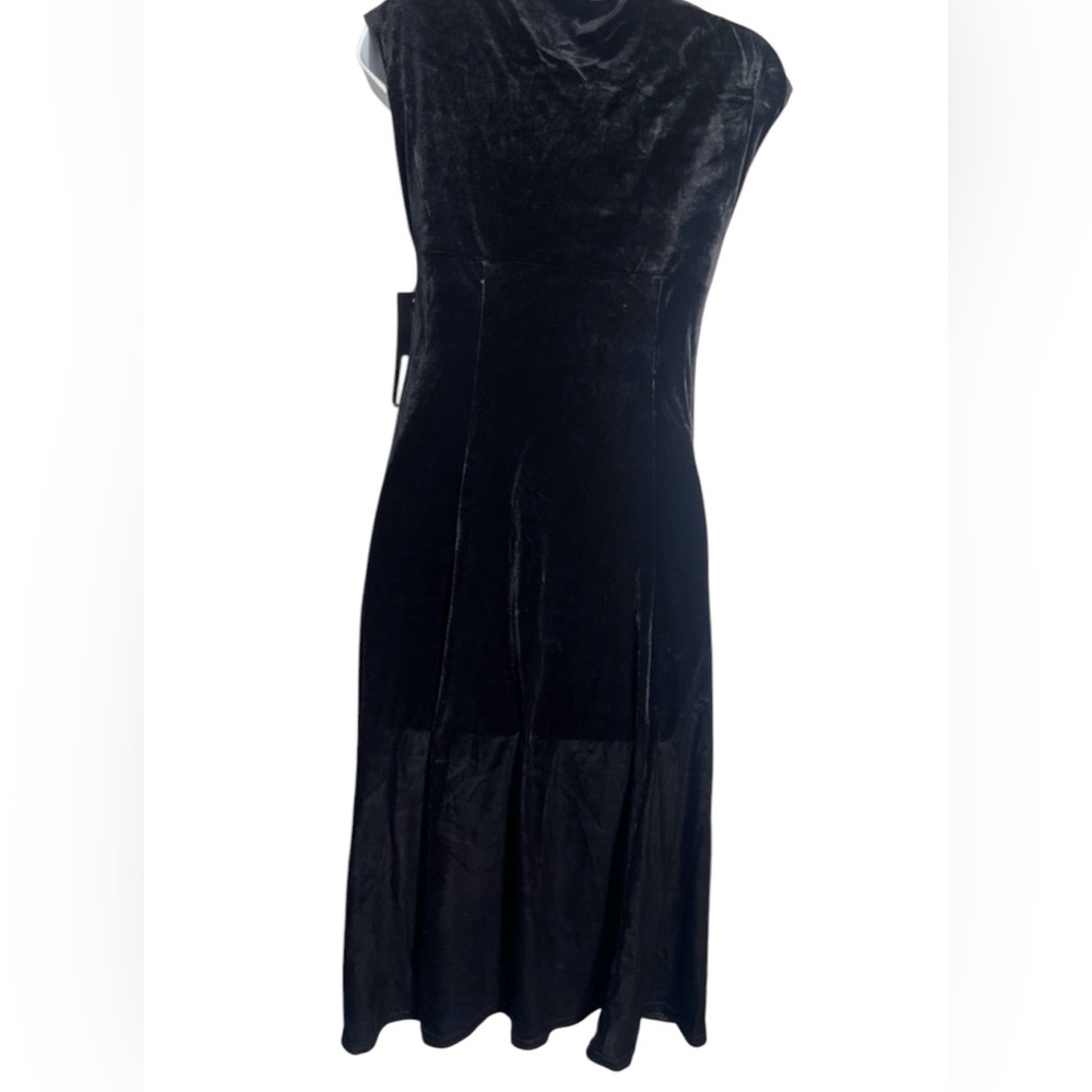 NWT Jones New York dress size‎ 6 petite stunning black velvet dress PERFECT 🖤 - Picture 3 of 4